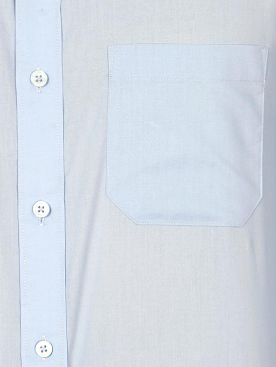 blue cotton formal shirt - 14185412 - Zoom Image - 3