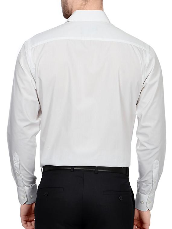 white cotton formal shirt - 14185420 - Zoom Image - 2