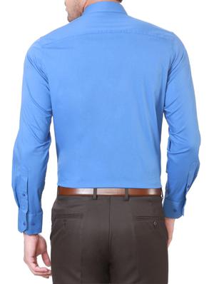 blue cotton formal shirt - 14185457 - Standard Image - 2