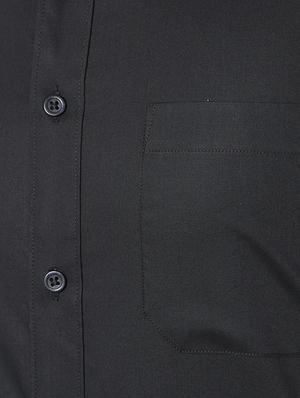 black cotton formal shirt - 14185470 - Standard Image - 3