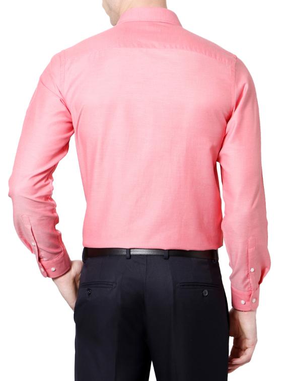 red cotton formal shirt - 14185473 - Zoom Image - 2