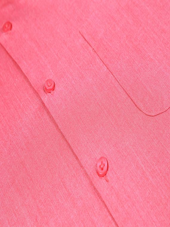 red cotton formal shirt - 14185637 - Zoom Image - 3
