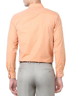 orange cotton formal shirt - 14185838 - Standard Image - 2