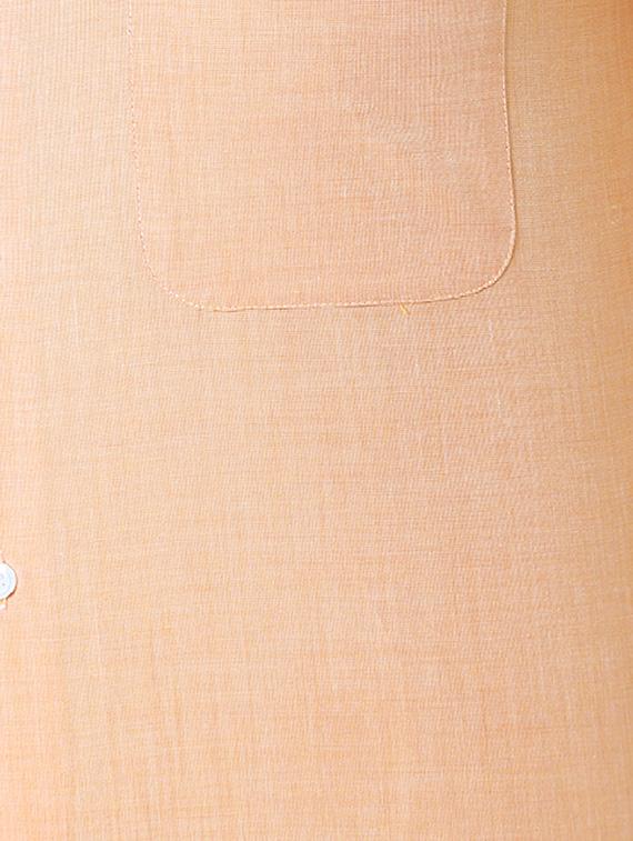 orange cotton formal shirt - 14185838 - Zoom Image - 3