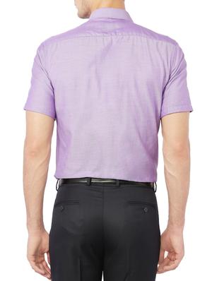 purple cotton formal shirt - 14185839 - Standard Image - 2