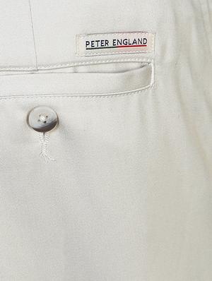 beige polyester blend flat front trouser - 14188451 - Standard Image - 3
