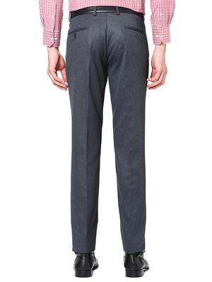 grey polyester blend formal trouser - 14188482 - Standard Image - 3
