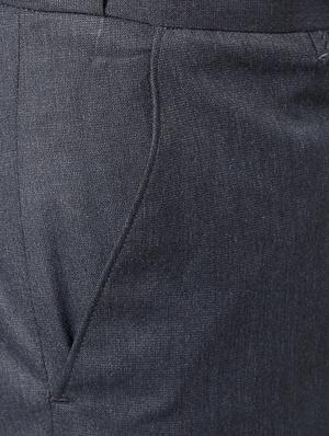 grey polyester blend formal trouser - 14188482 - Standard Image - 4
