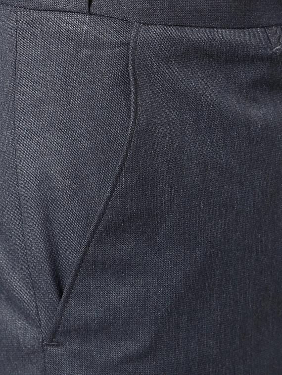 grey polyester blend formal trouser - 14188482 - Zoom Image - 4