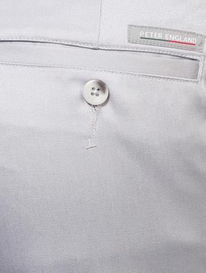 grey polyester blend formal trouser - 14188486 - Standard Image - 3