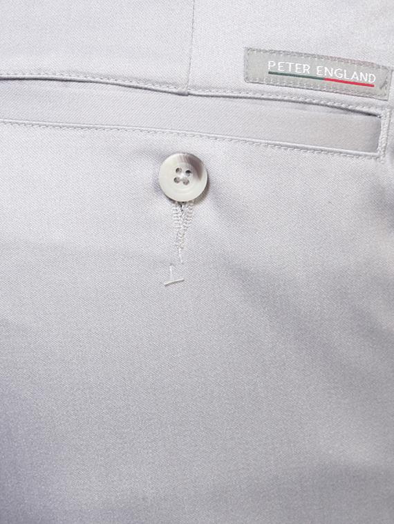 grey polyester blend formal trouser - 14188486 - Zoom Image - 3
