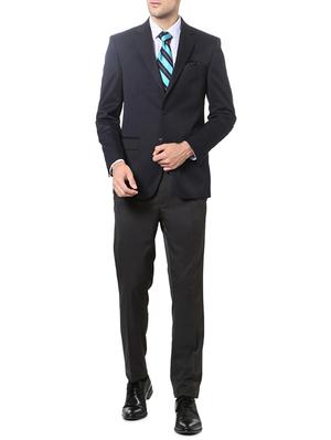 black solid single breasted formal blazer - 14189057 - Standard Image - 3