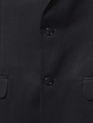 black solid single breasted formal blazer - 14189057 - Standard Image - 4