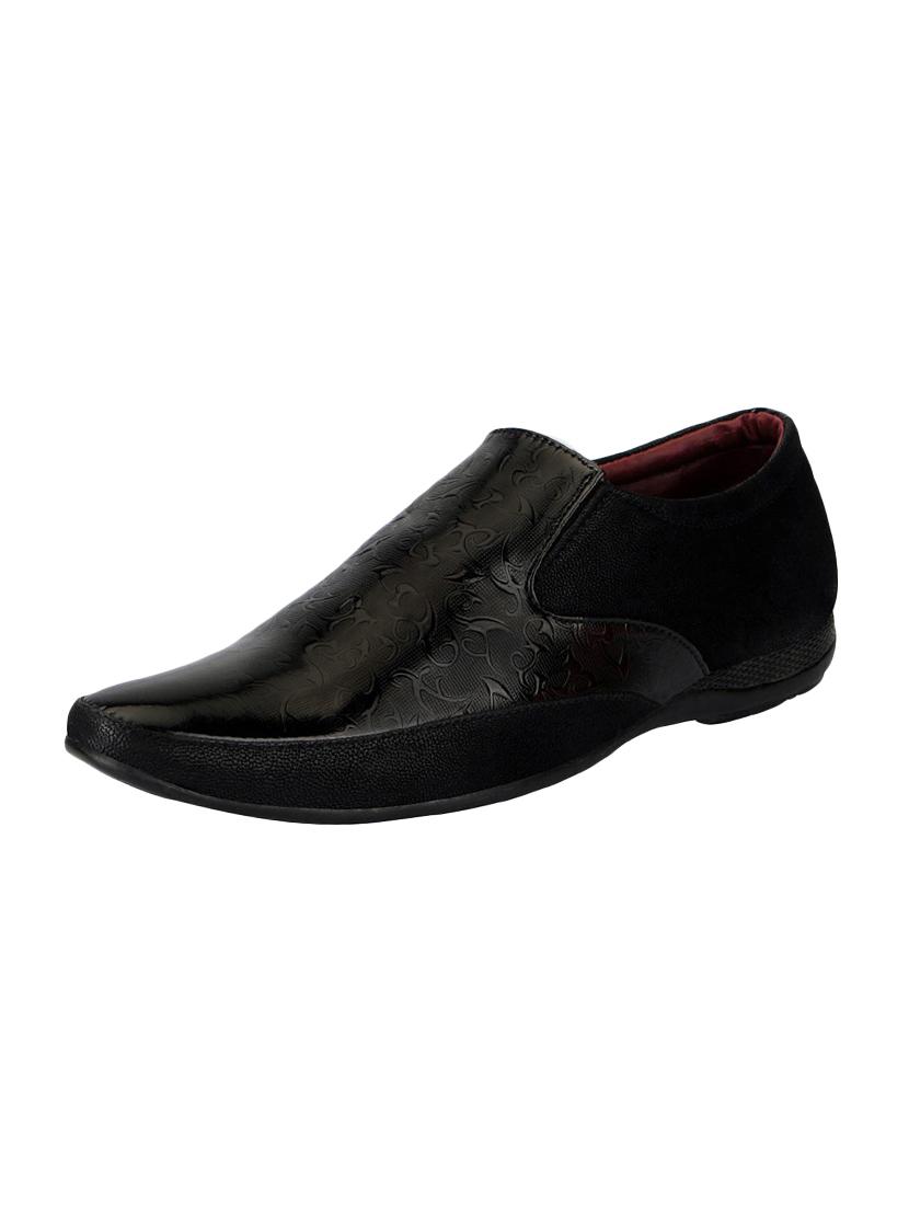 black leatherette slip on - 14190618 - Zoom Image - 2