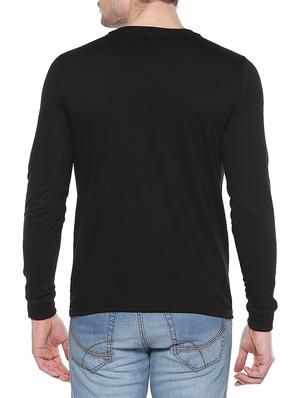 black cotton t-shirt - 14190882 - Standard Image - 3