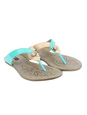 sea green toe separator sandal - 14195281 - Standard Image - 3