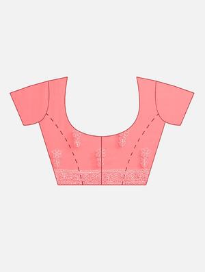 ada pink chikankari saree - 14196083 - Standard Image - 3