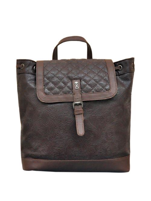 brown polyester regular backpack - 14196824 - Standard Image - 1