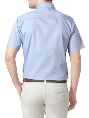 blue cotton formal shirt - 14206675 - Standard Image - 2