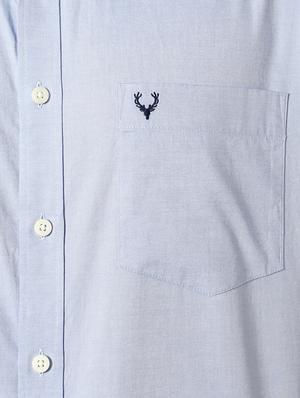 blue cotton formal shirt - 14206675 - Standard Image - 3