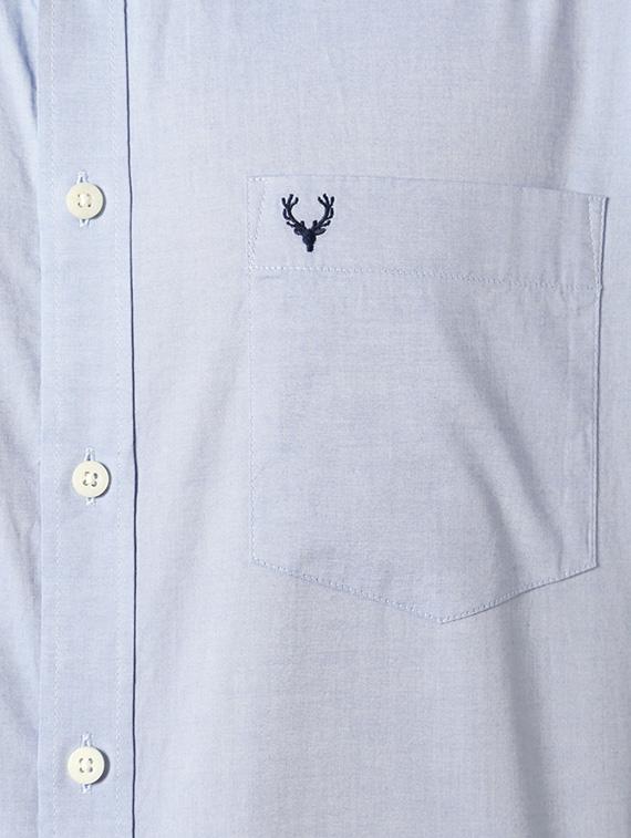 blue cotton formal shirt - 14206675 - Zoom Image - 3