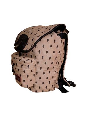 brown canvas fashion backpack - 14208809 - Standard Image - 4