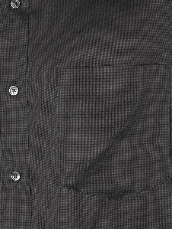 grey cotton formal shirt - 14210678 - Zoom Image - 3