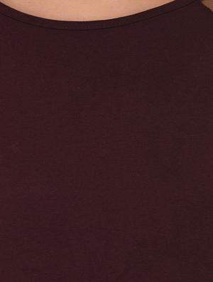 maroon scuba regular top - 14213958 - Standard Image - 4