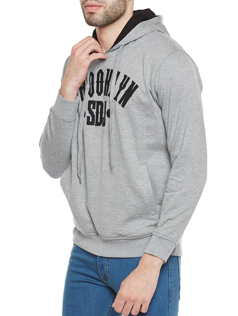 grey polyester sweatshirt - 14215445 - Zoom Image - 2