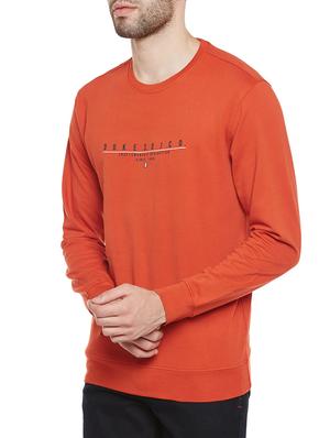 orange polyester sweatshirt - 14215446 - Standard Image - 2