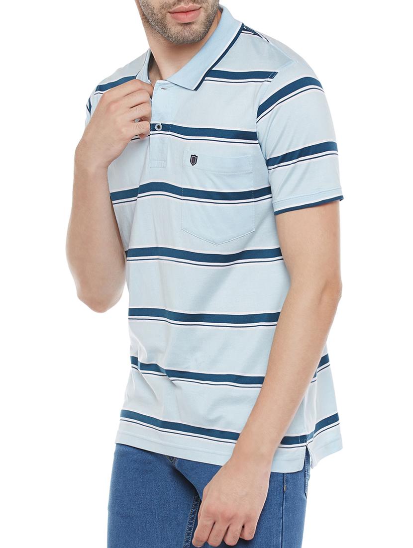 blue cotton t-shirt - 14215453 - Zoom Image - 2