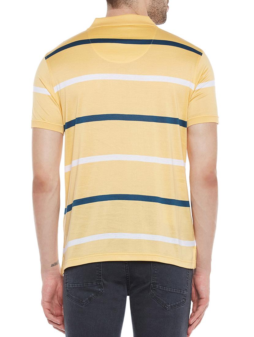 yellow cotton t-shirt - 14215458 - Zoom Image - 3