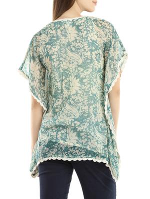 light blue printed kaftan - 14217222 - Standard Image - 3