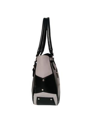 black leatherette handbag - 14220481 - Standard Image - 4