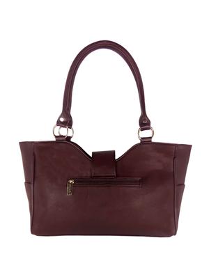 brown leatherette handbag - 14220487 - Standard Image - 2