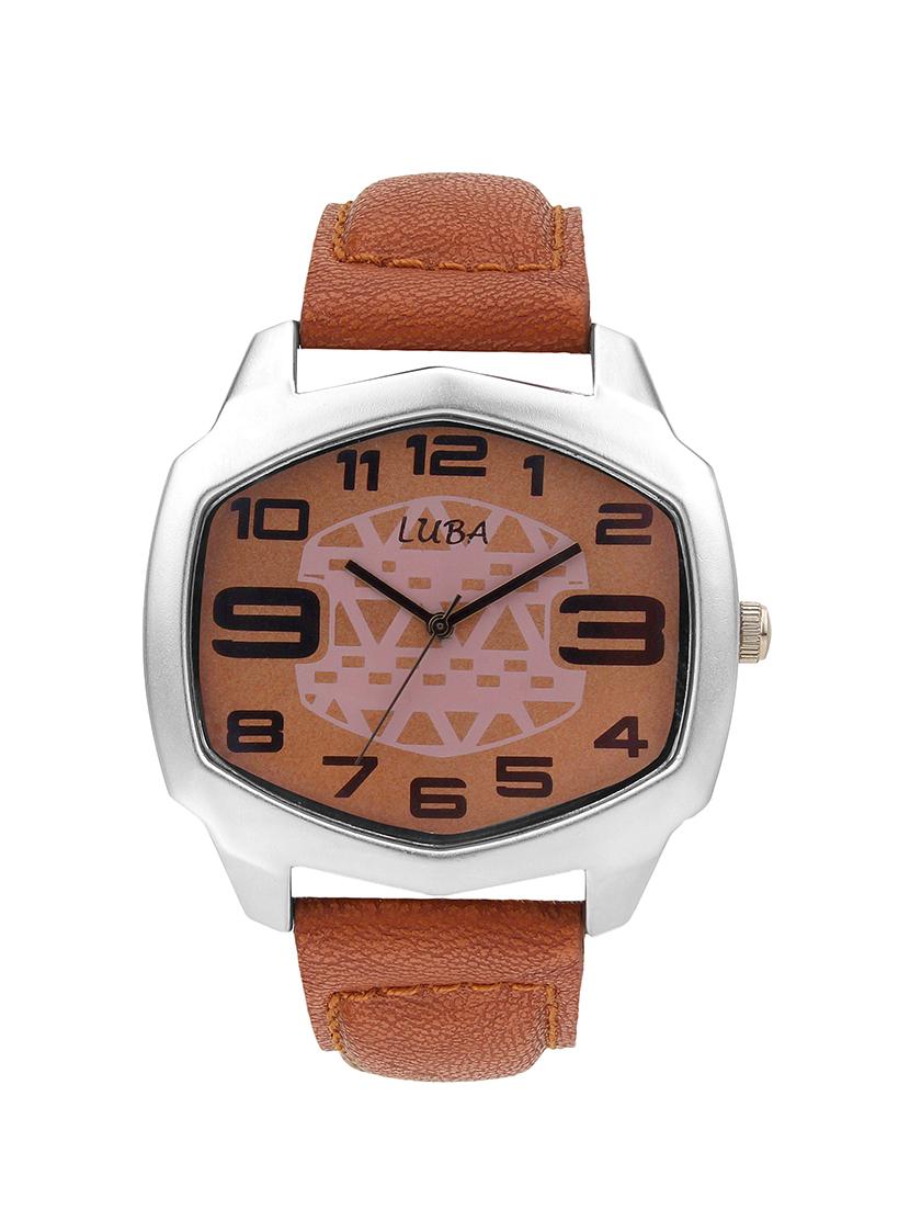 luba brown dial anlogue watch for men - 14220705 - Zoom Image - 1