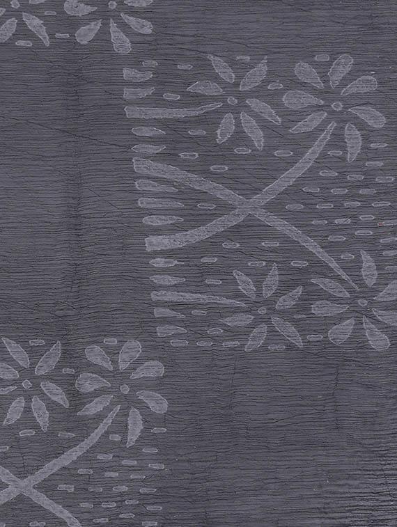 black unstitched churidaar dress material - 14220708 - Zoom Image - 5