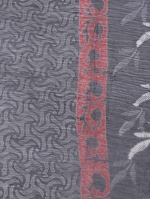 black unstitched churidaar dress material - 14220709 - Standard Image - 5