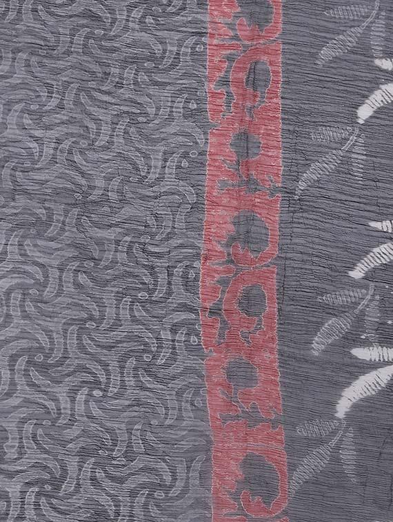 black unstitched churidaar dress material - 14220709 - Zoom Image - 5