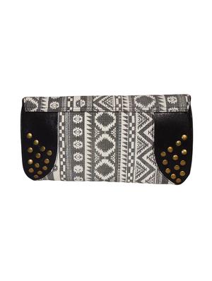 black silk ethnic clutch - 14222480 - Standard Image - 2