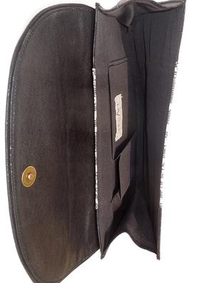 black silk ethnic clutch - 14222480 - Standard Image - 3