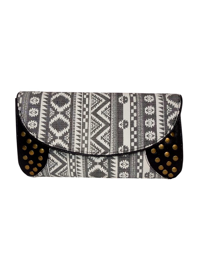 black silk ethnic clutch - 14222480 - Zoom Image - 1