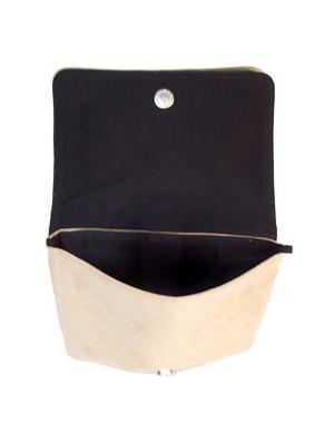 beige suede clutch - 14222513 - Standard Image - 3