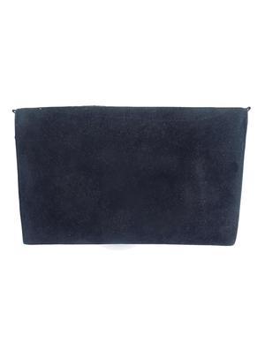 black suede ethnic clutch - 14222516 - Standard Image - 2