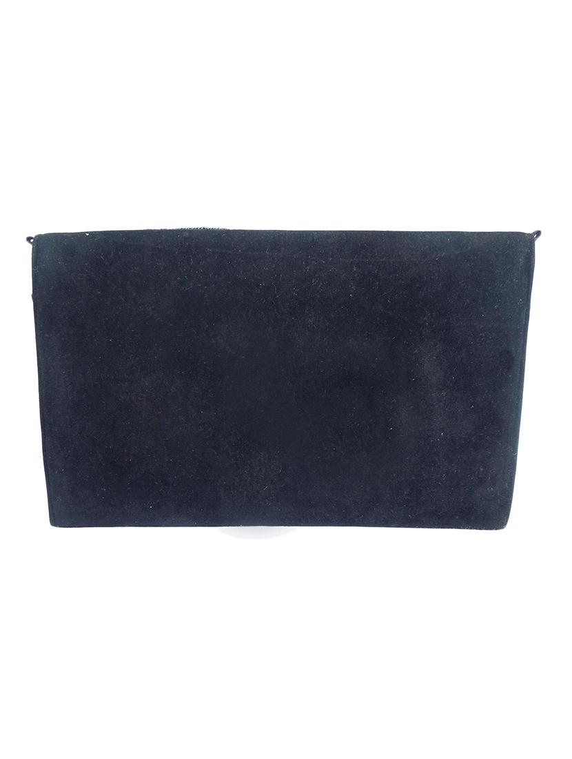 black suede ethnic clutch - 14222516 - Zoom Image - 2