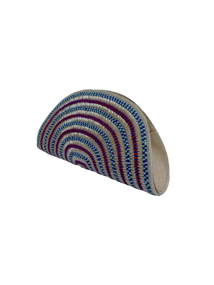 cream leatherette clutch - 14222563 - Zoom Image - 4