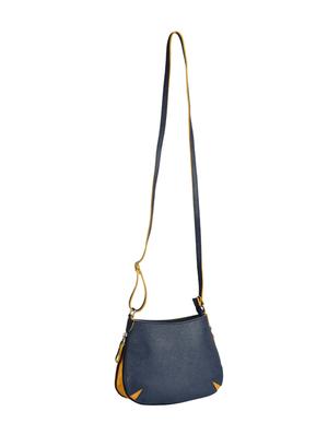 blue leatherette regular sling bag - 14222804 - Standard Image - 4