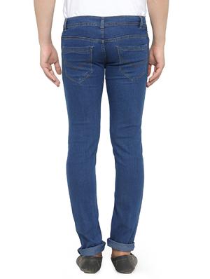 dark blue denim plain jeans - 14223367 - Standard Image - 3