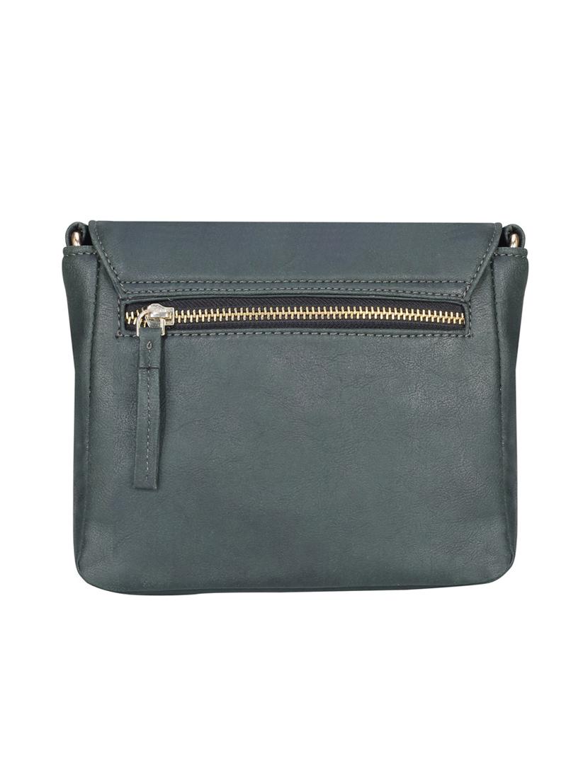 green leatherette regular sling bag - 14224685 - Zoom Image - 2