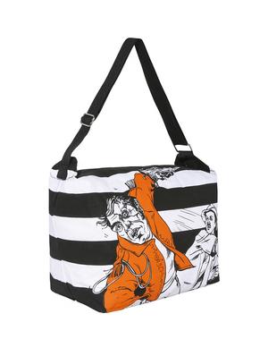 black canvas regular sling bag - 14225256 - Standard Image - 4